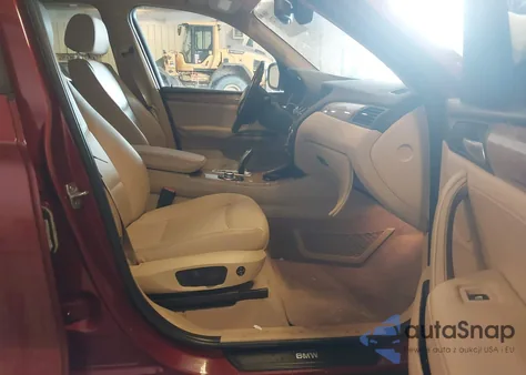 2014 BMW X3 xDrive28I z USA, uszkodzony, nr VIN 5UXWX9C58E0D10164